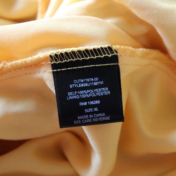 Trixxi Yellow Spaghetti Strap Jumpsuit with Ditsy Floral Print size XL NWT - Picture 5 of 5